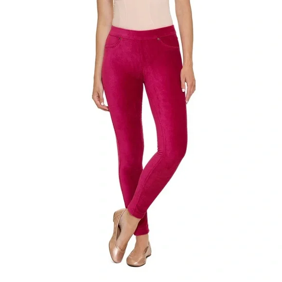 HUE Pants Jumpsuits Hue High Waist Corduroy Legging Sz Xs